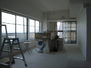 アングル１塗装・左官工事